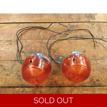 1982 Honda CB450T Hawk Front Signal Lights - Pair 33450-413-881 33400-413-881